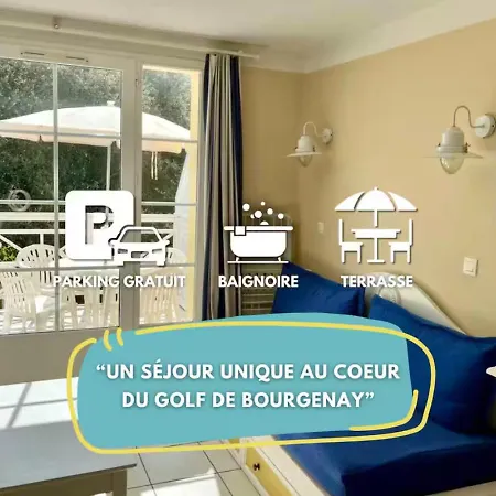 Apartment Au Calme, Au Coeur Du Golf - Piscine *